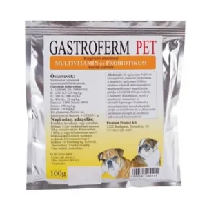 Akció Gastroferm Pet probiotikum + vitamin por 100g